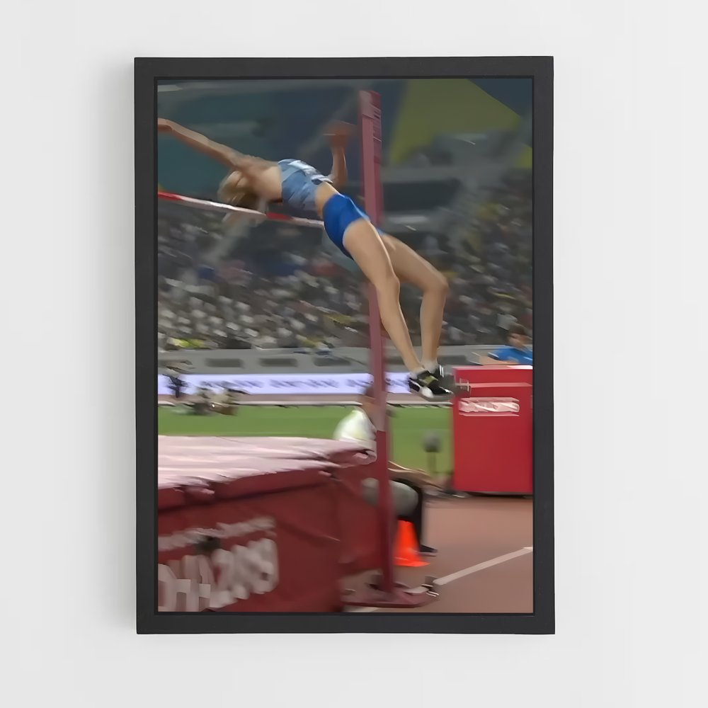 Poster Saut de Haies – affiche Athlétisme (vue 2)
